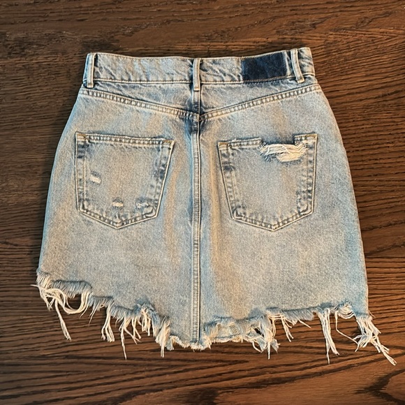 Pilcro Denim Mini Skirt - Picture 2 of 4